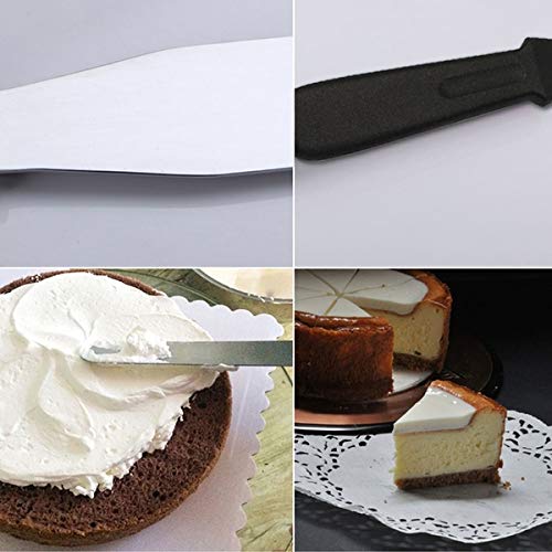 0807 Stainless Steel Palette Knife Offset Spatula for Spreading and Smoothing Icing Frosting of Cake 16 Inch - SkyShopy 0807 Stainless Steel Palette Knife Offset Spatula for Spreading and Smoothing Icing Frosting of Cake 16 Inch - SkyShopy